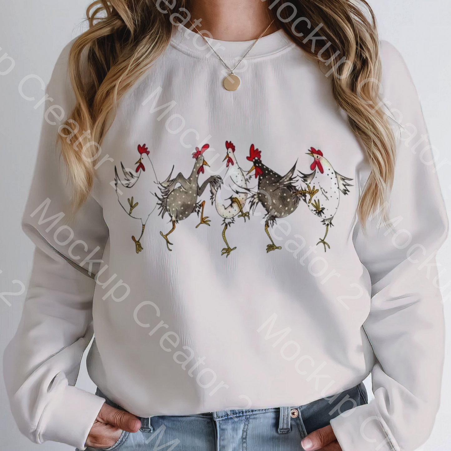 Crazy Chicken Crewneck