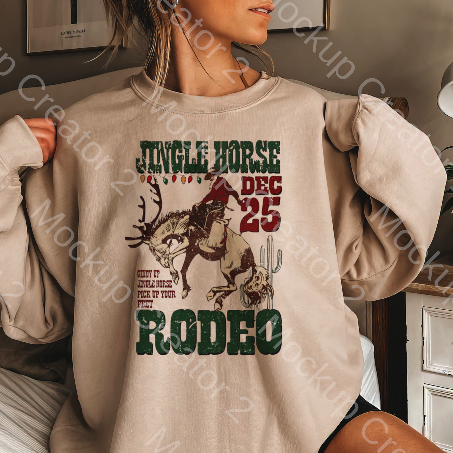 Jingle Horse Crewneck