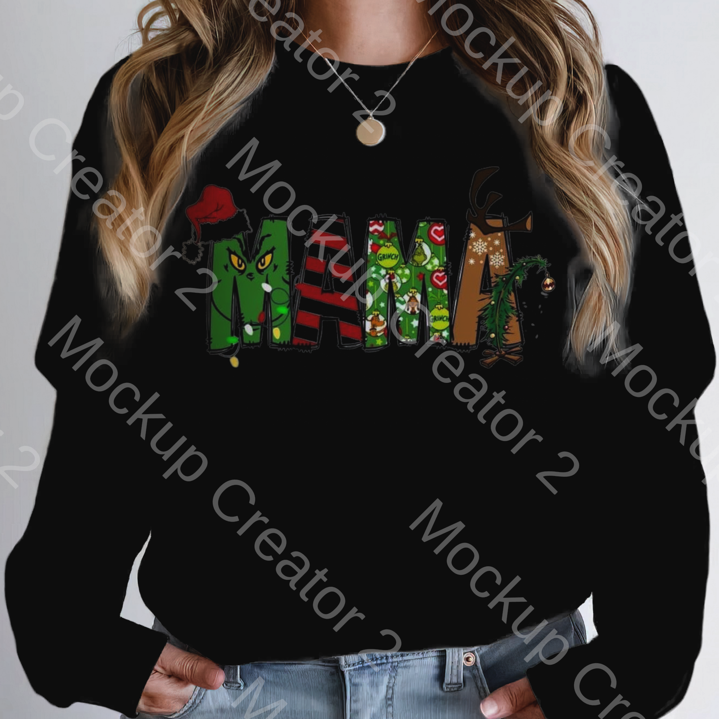Grinch Mama Crewneck