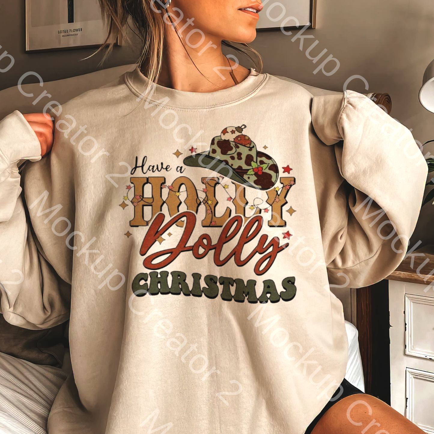 Have a Holly Dolly Christmas Crewneck