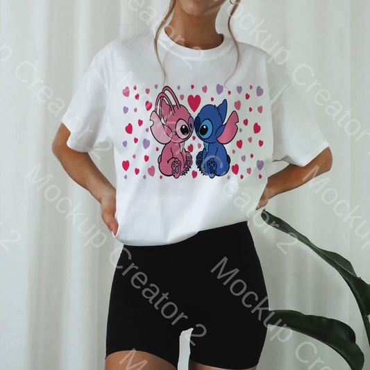 Stitch & Angel Tee