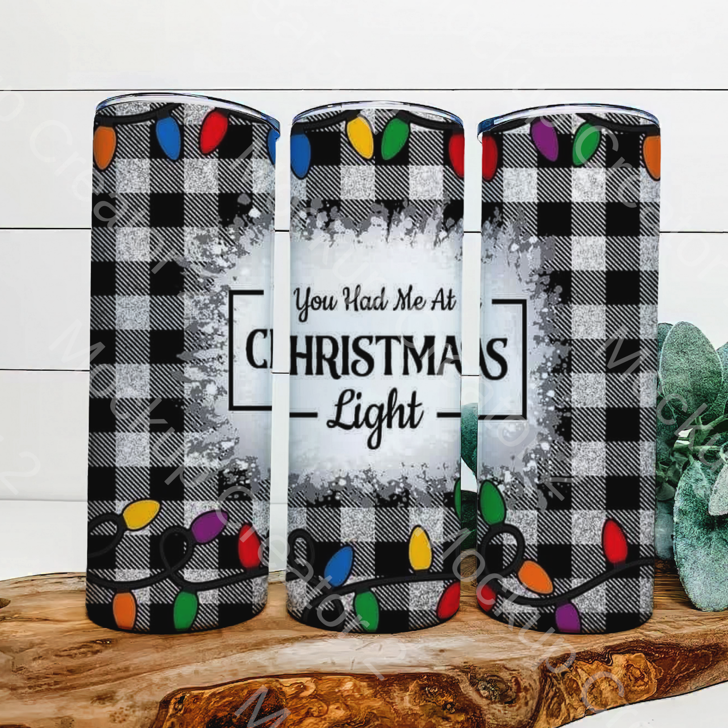 You had me at Christmas lights tumbler