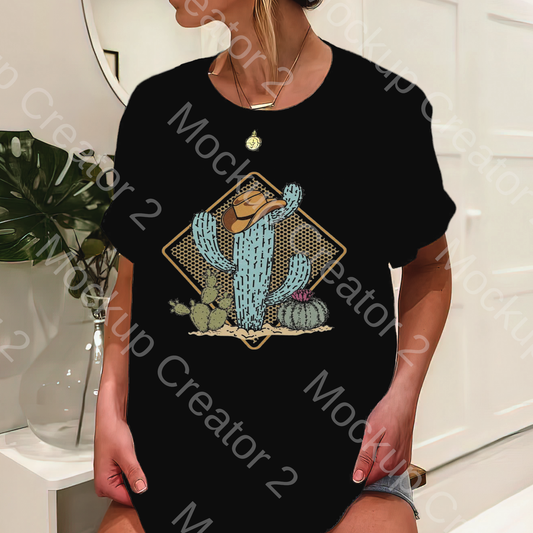 Cactus W/ Cowboy Hat Tee