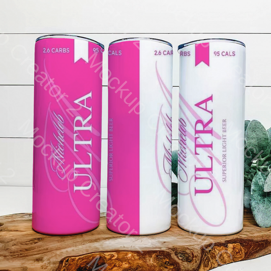 Michelob ultra pink tumbler