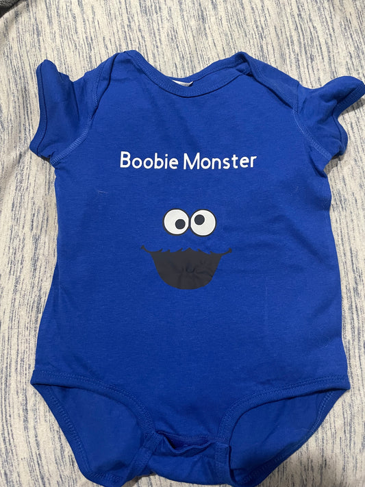 boobie monster onesie