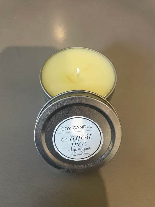 Congestion free candle 6oz