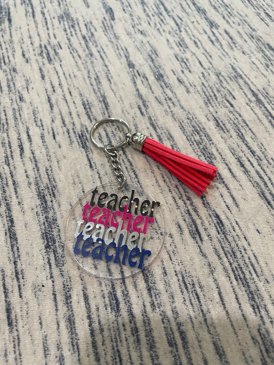 teacher keychain