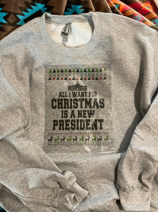 new president crewneck