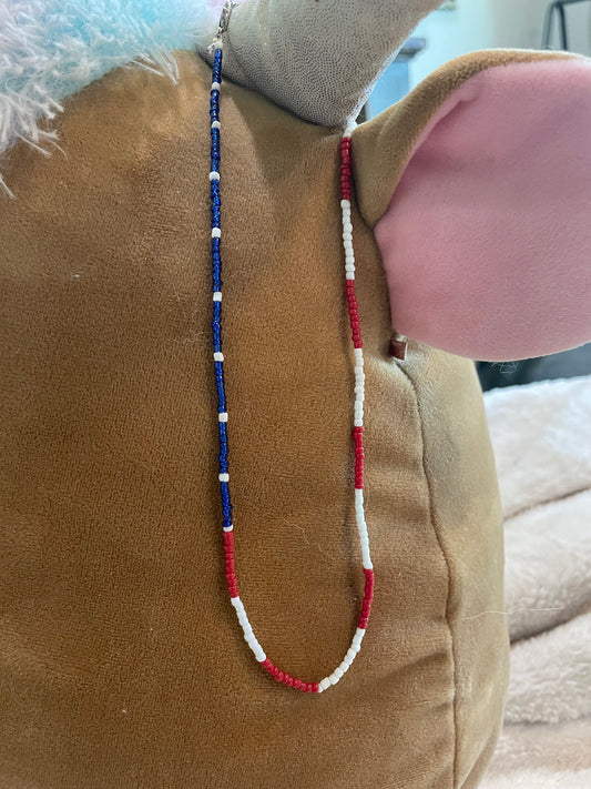 american flag necklace