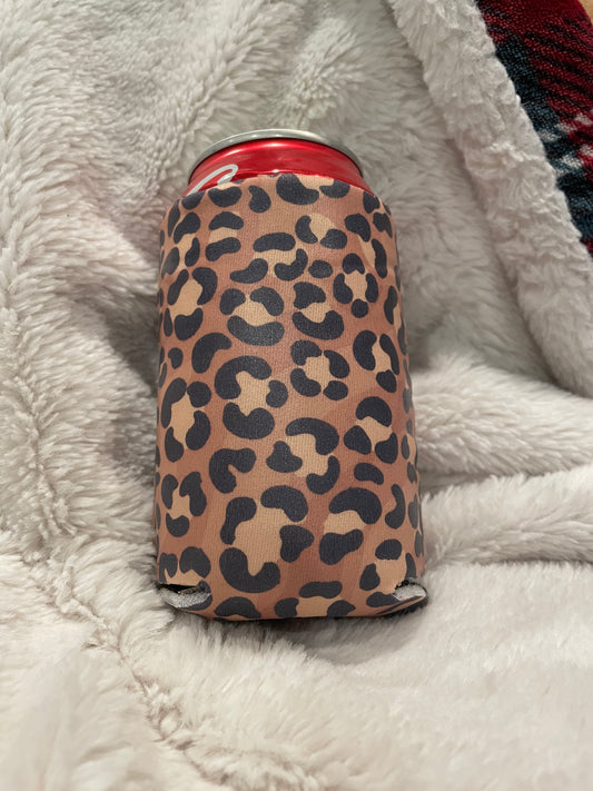 cheetah print koozie