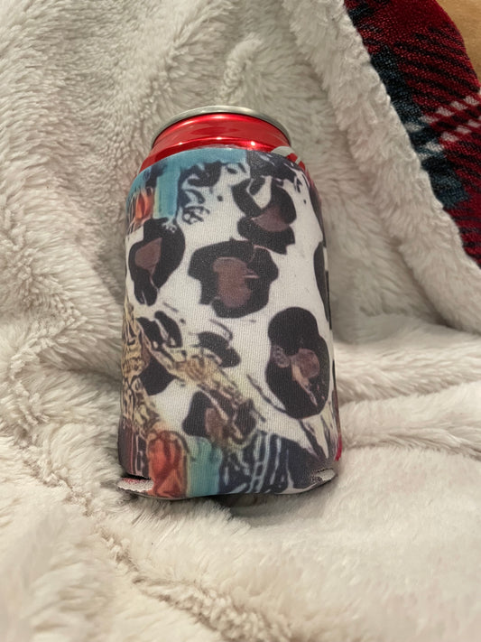 leopard print koozie