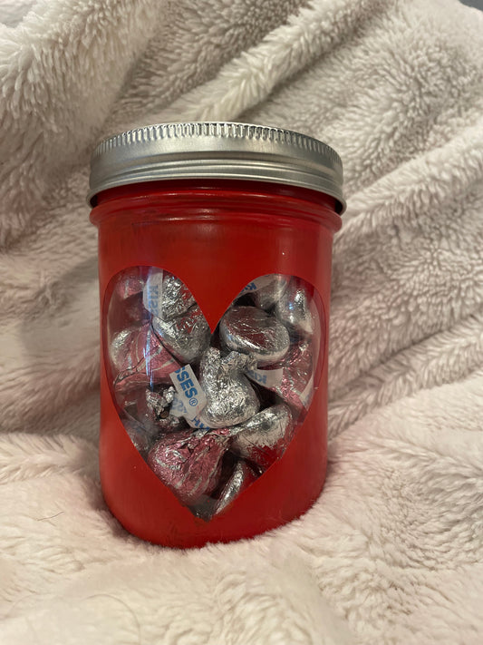 valentines day mason jar